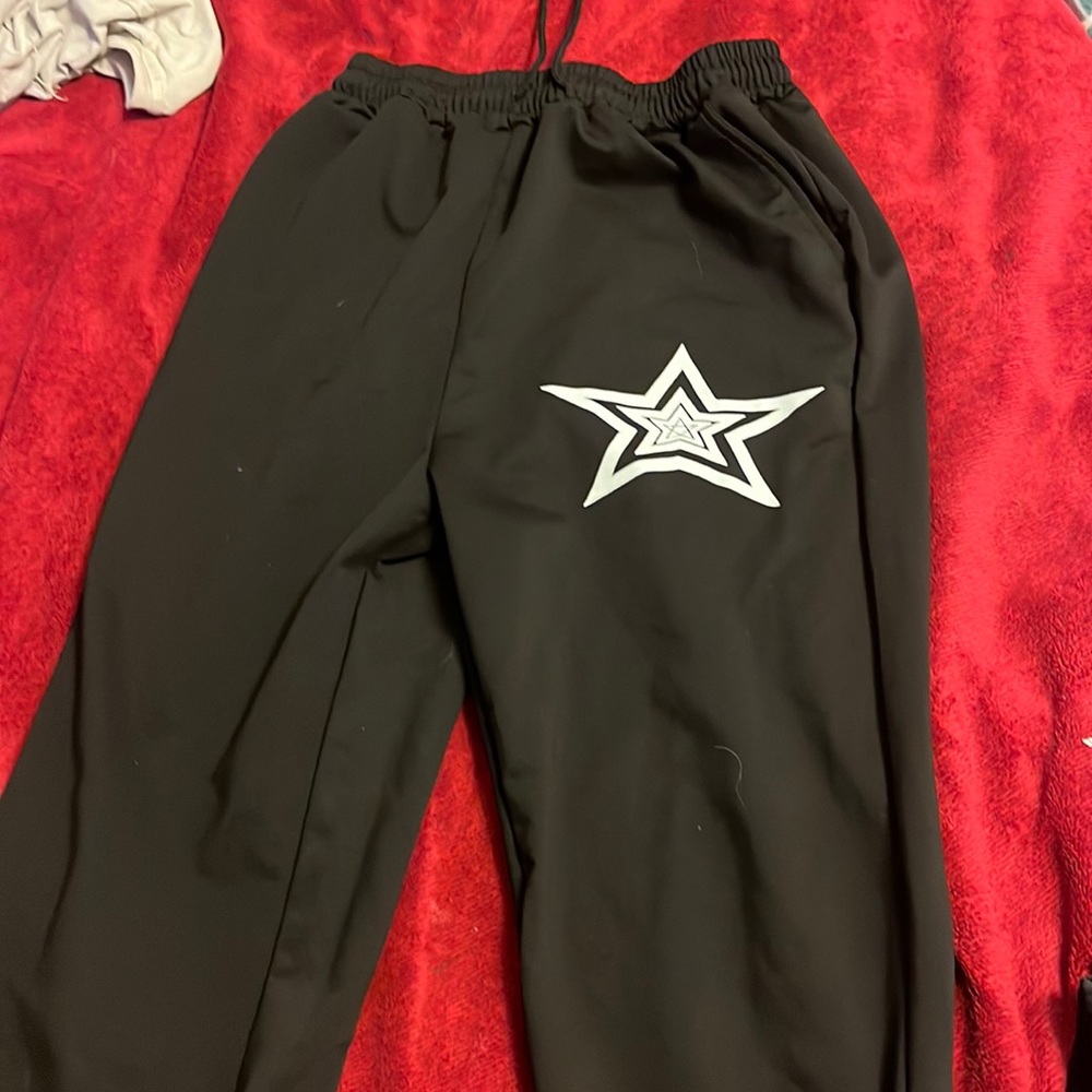 Sweats! They are a y2k style and they are pretty cool and fashionable